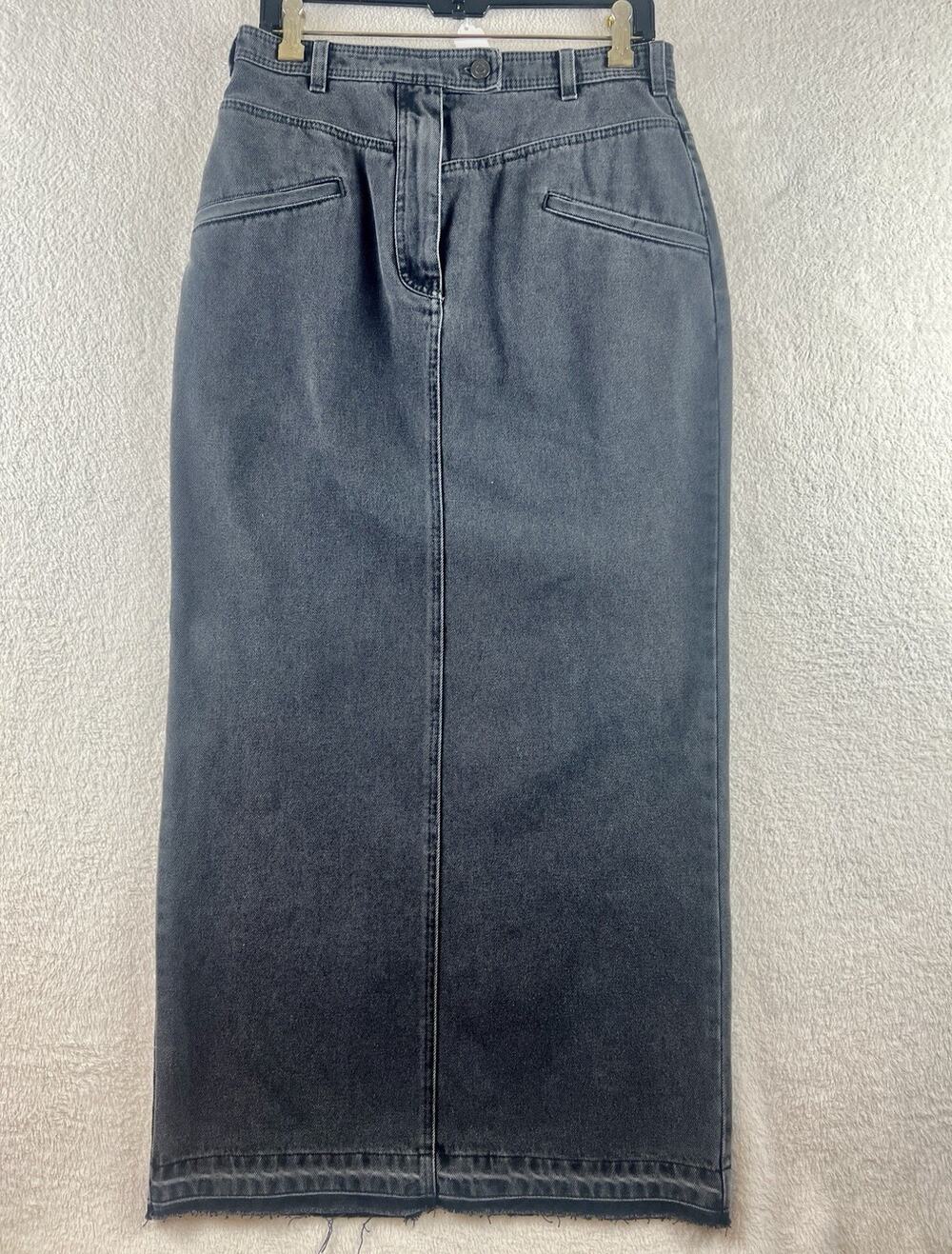 N°21 Denim Long Pencil Skirt